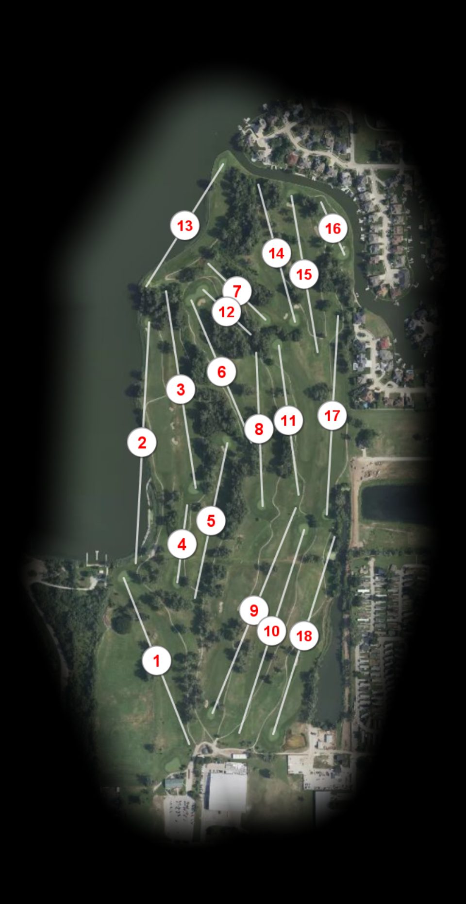 Shoreline Golf Course course overview