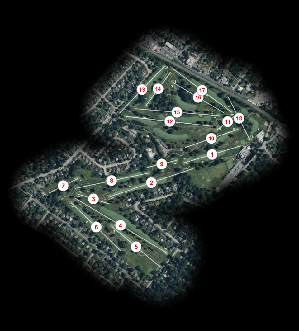 North Hills Country Club course overview