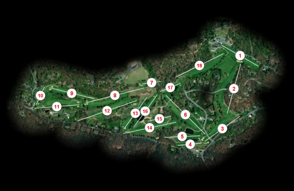 Galen Hall Country Club course overview