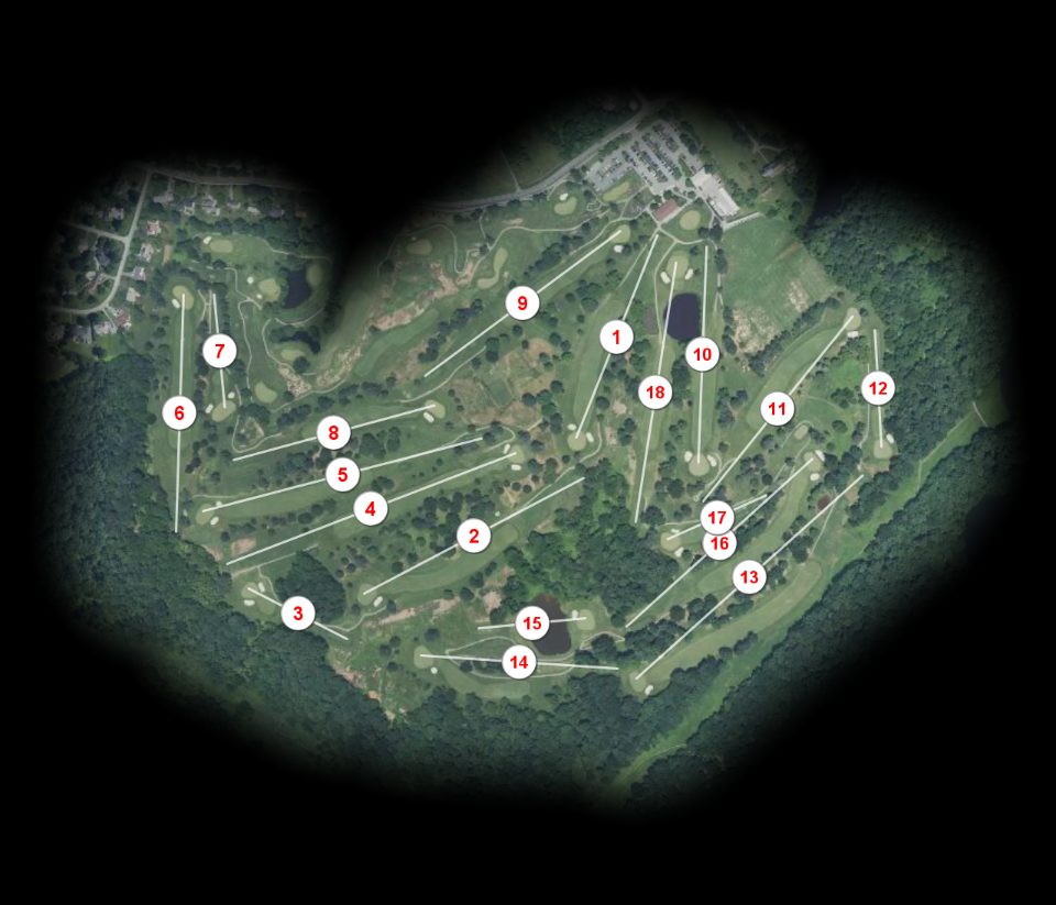 Needwood Golf Course 18-hole course course overview