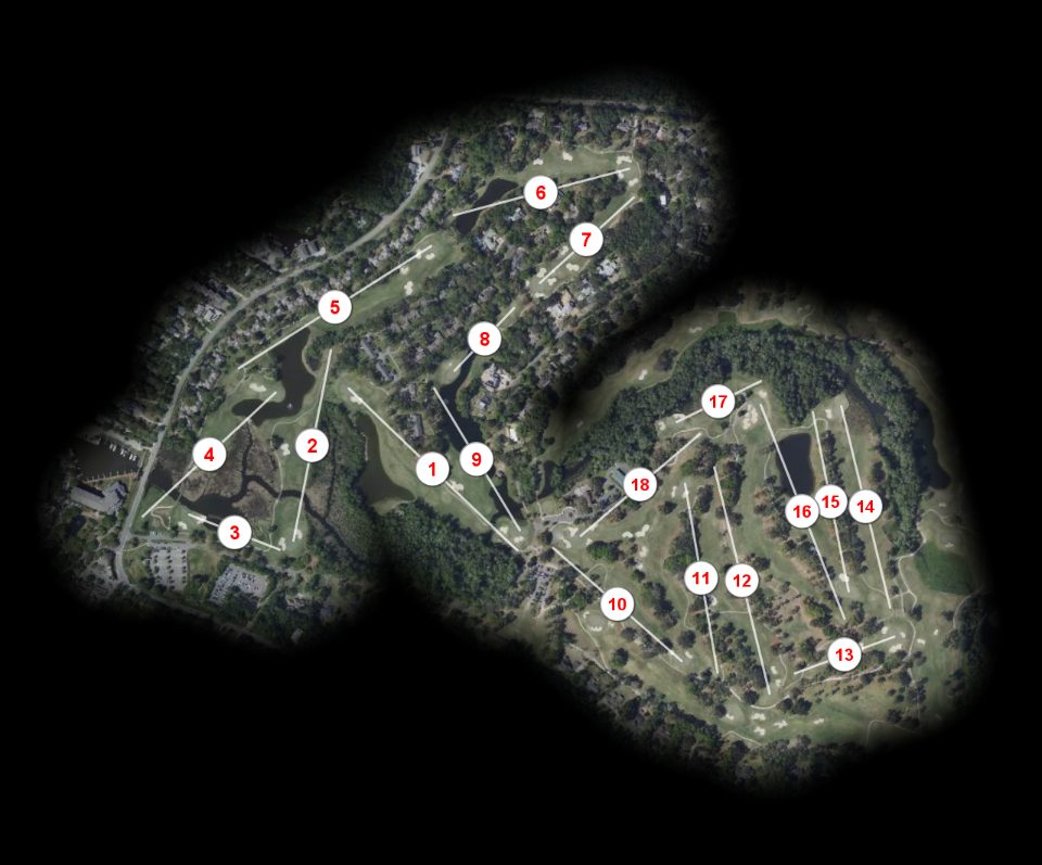 Marriotts Grand Hotel & Lakewood Golf Club Dogwood course overview