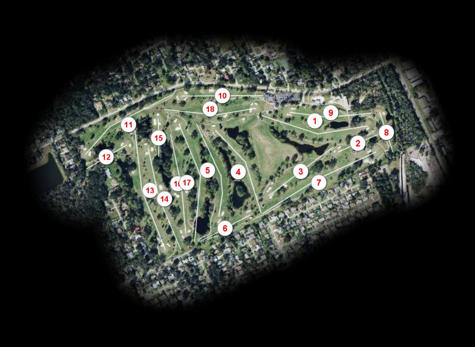 Riviera Country Club course overview