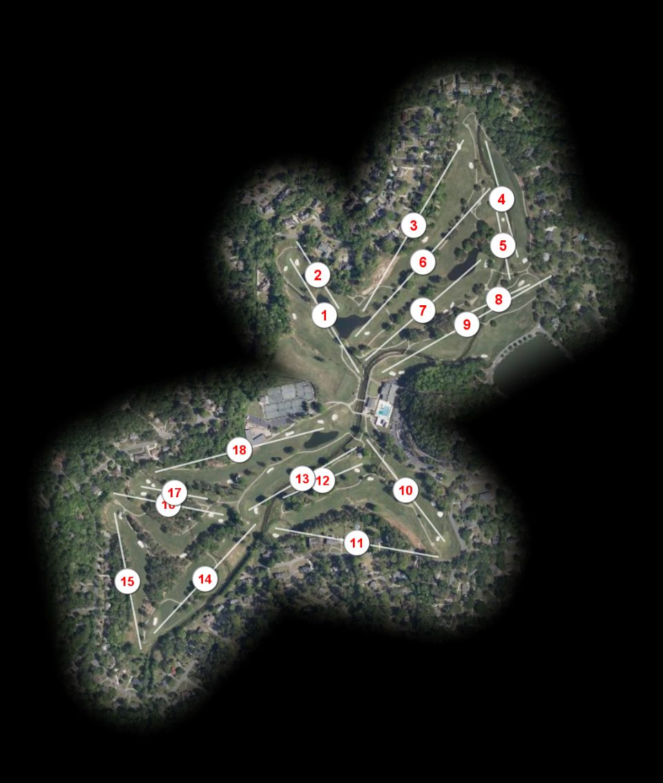 Hoover Country Club course overview