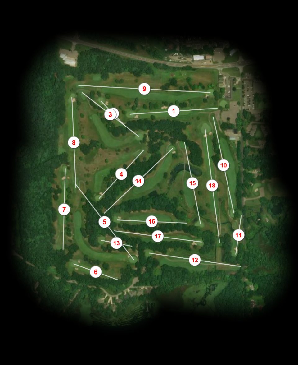Gull Lake View Resort West course overview