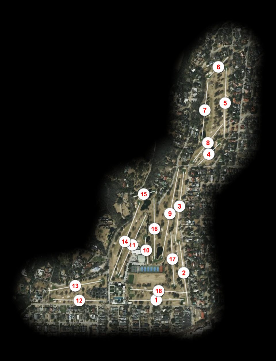 River Crest Country Club course overview