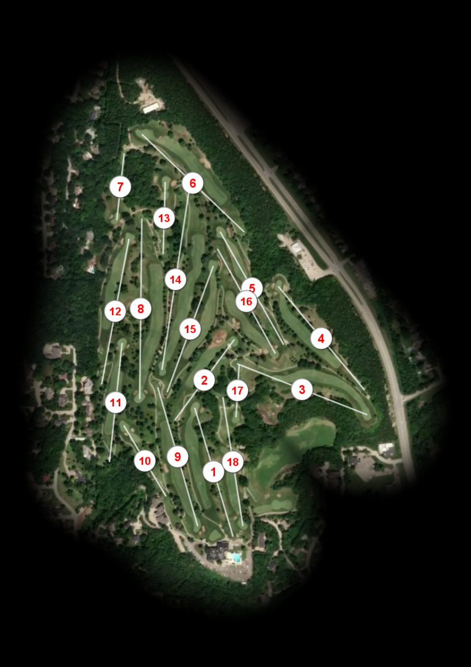 Manhattan Country Club course overview