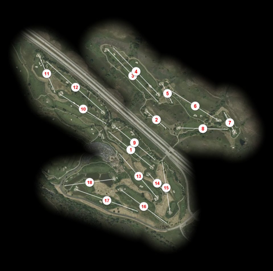 Coyote Creek Golf Club Tournament course overview
