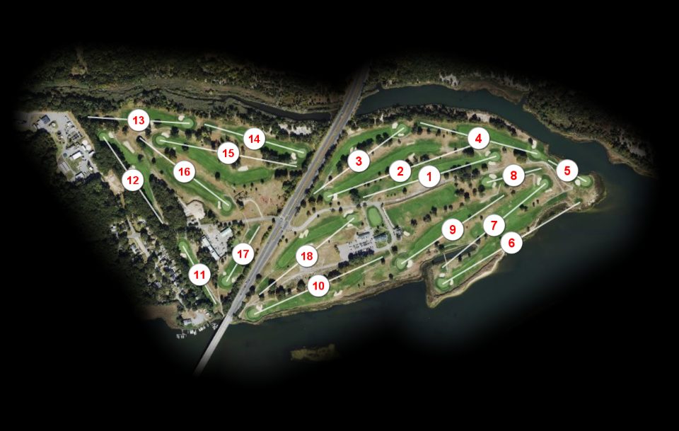 Indian Island Country Club course overview