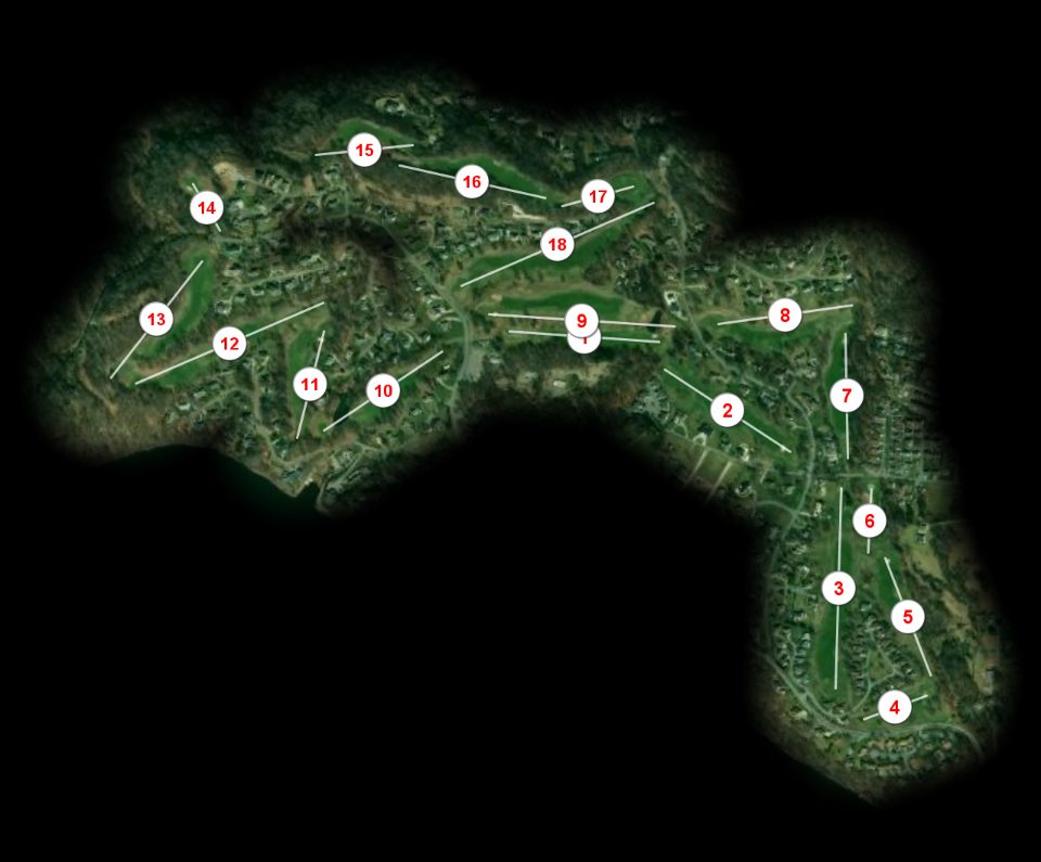 Lakeview Resort Mountainview course overview
