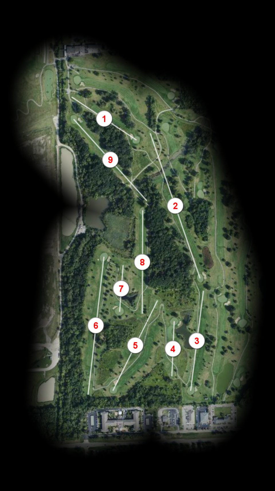 Red nine at Riverview Highlands Golf Course