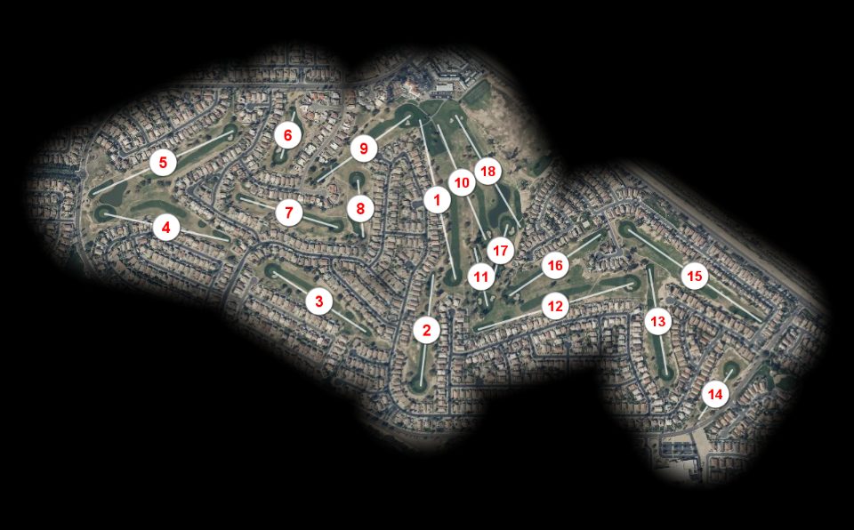 Las Colinas Golf Course course overview