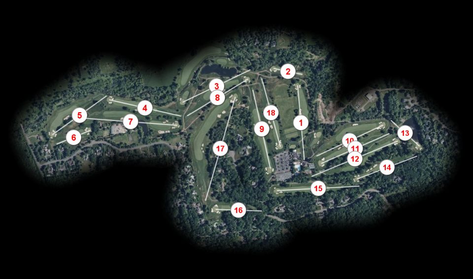 The Bedens Brook Club course overview