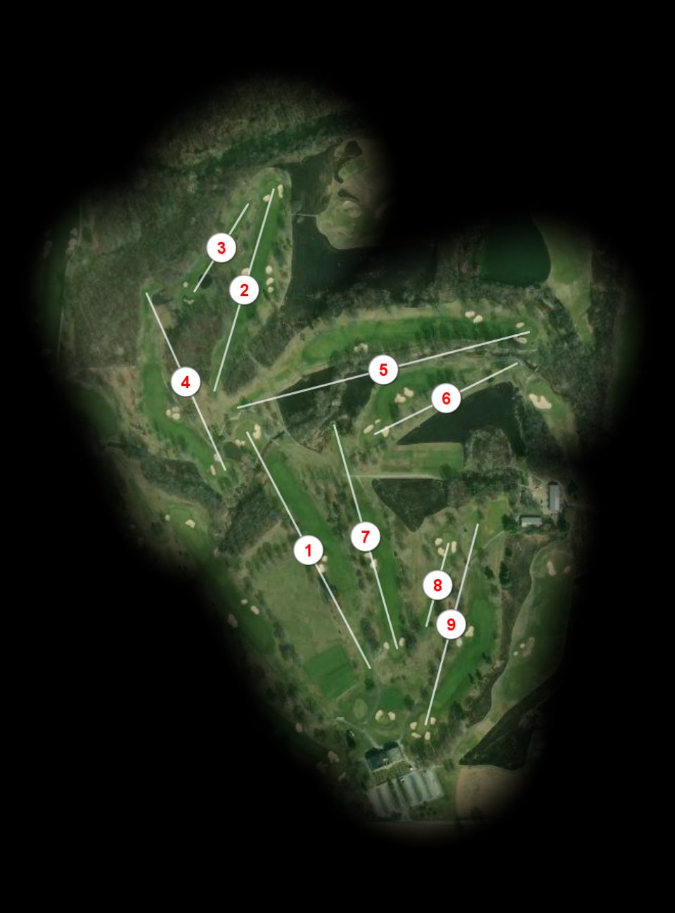 North nine at Otter Creek Golf Club