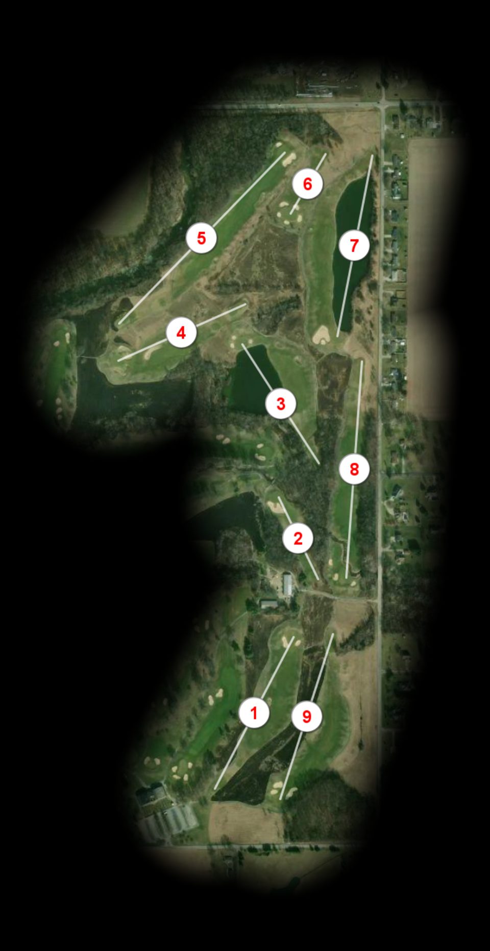 East nine at Otter Creek Golf Club