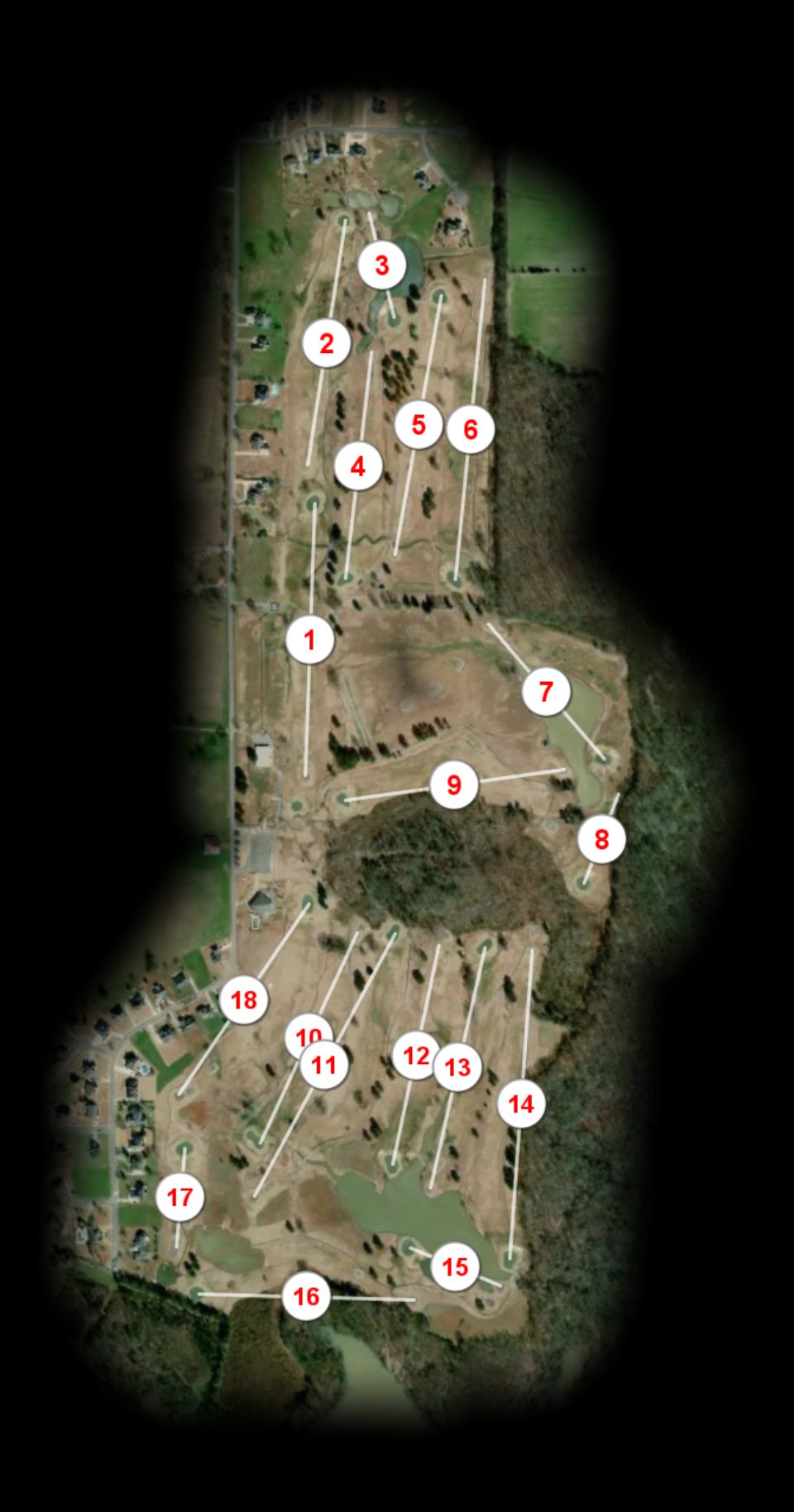 Goose Pond Plantation Golf course overview
