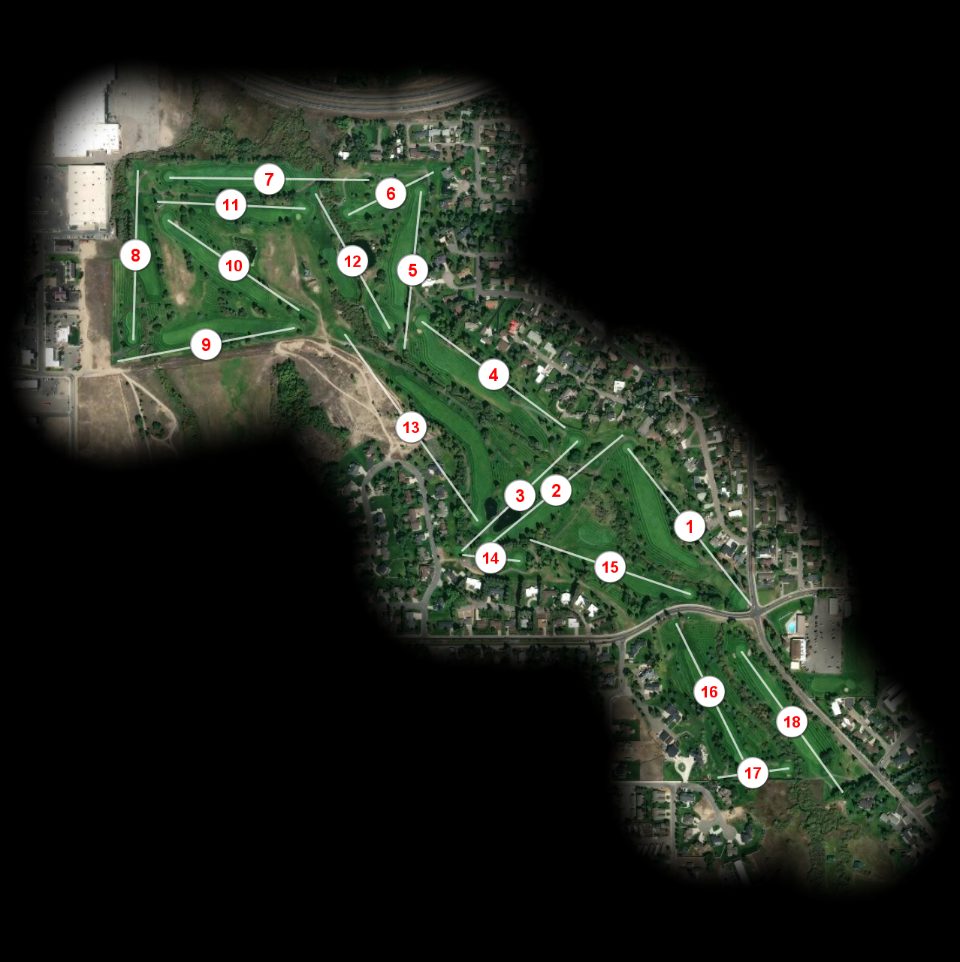 Butte Country Club course overview