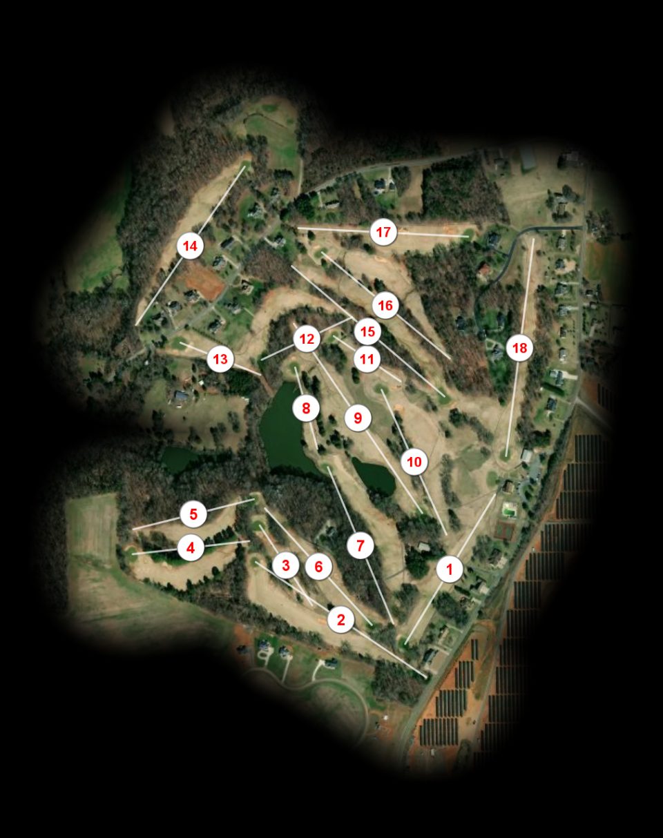 Yadkin Country Club course overview