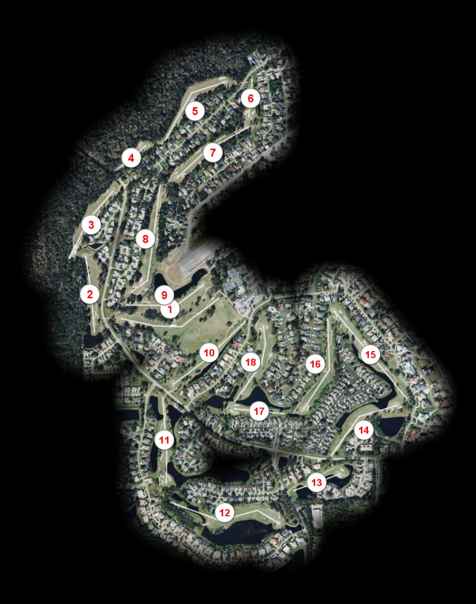 Spruce Creek Country Club course overview