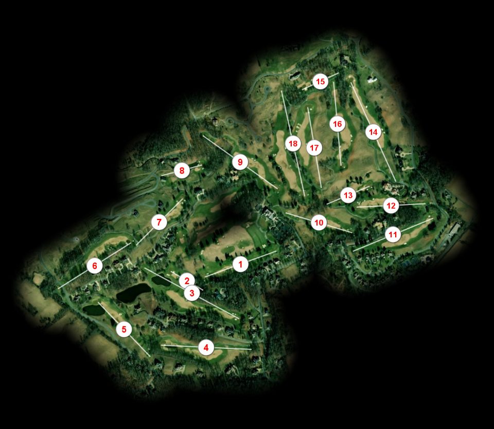 The Virginian Golf Club course overview