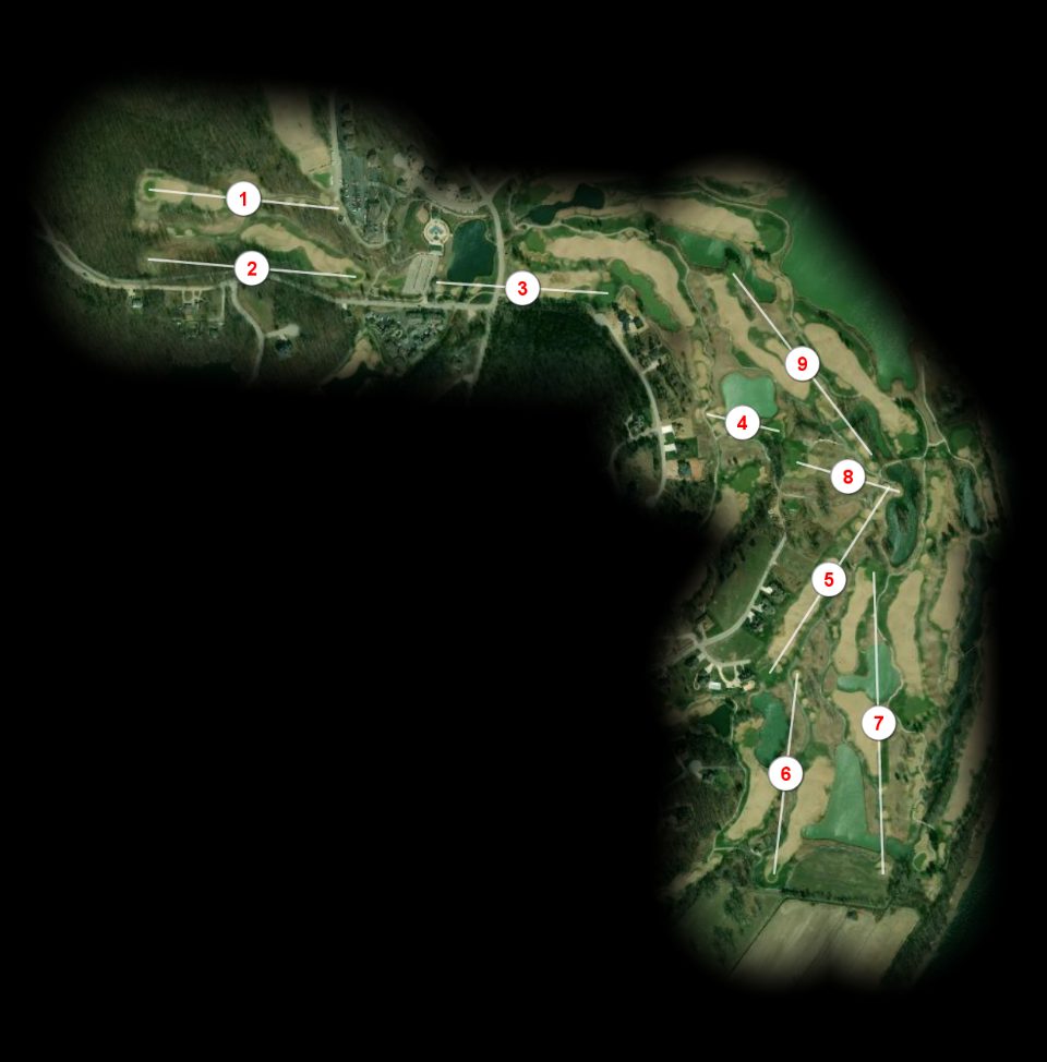 Links nine at Osage National Golf Course