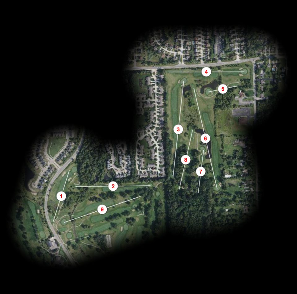 East nine at Fellows Creek Golf Club