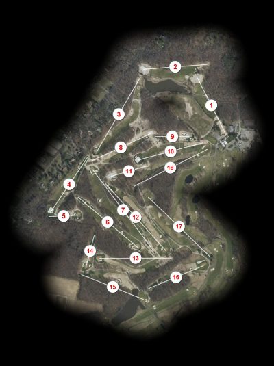 Tamarack Golf Course West - Red/White