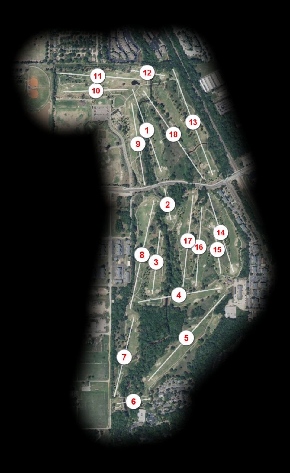 Jimmie Austin OU Golf Club Jimmie 1058 course overview