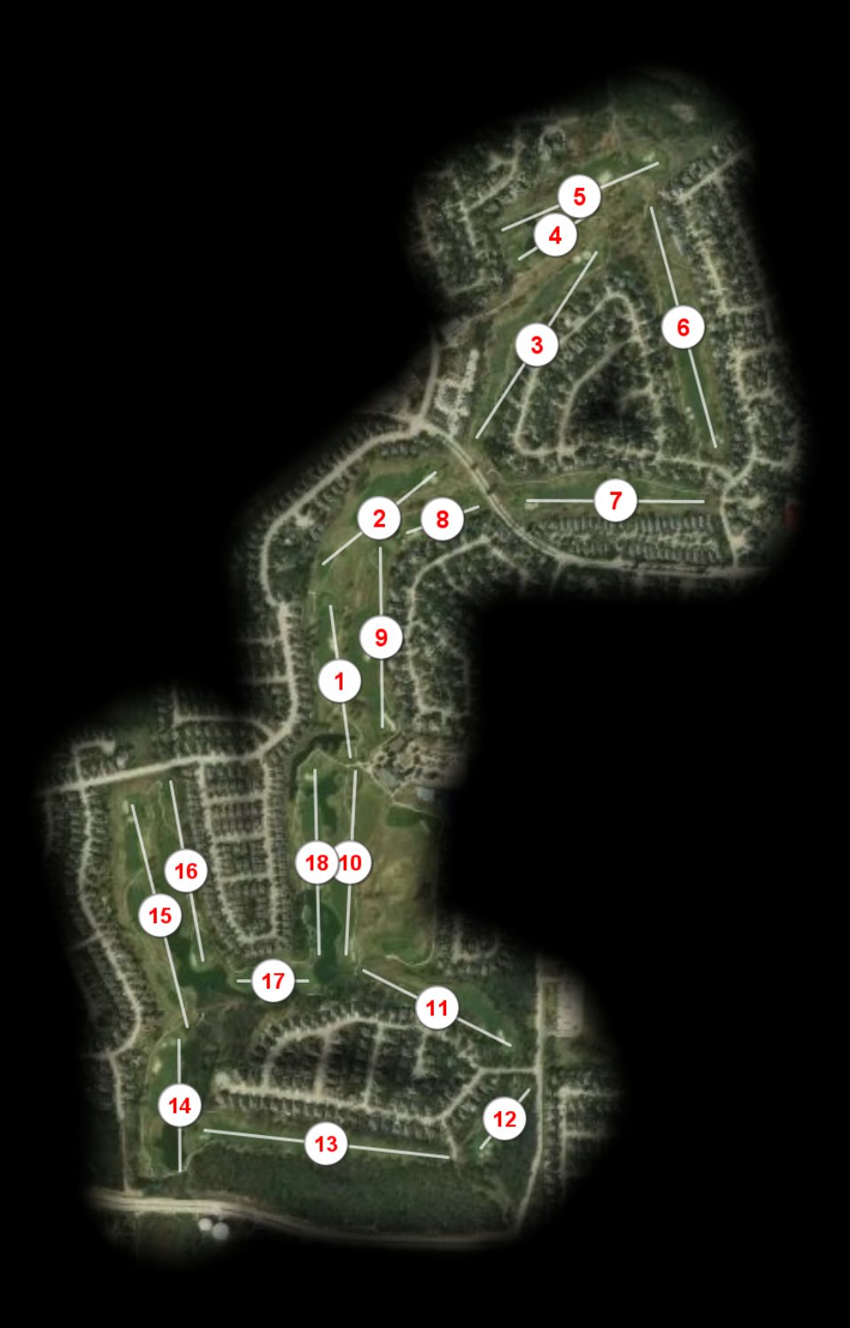 Oakmont Country Club course overview