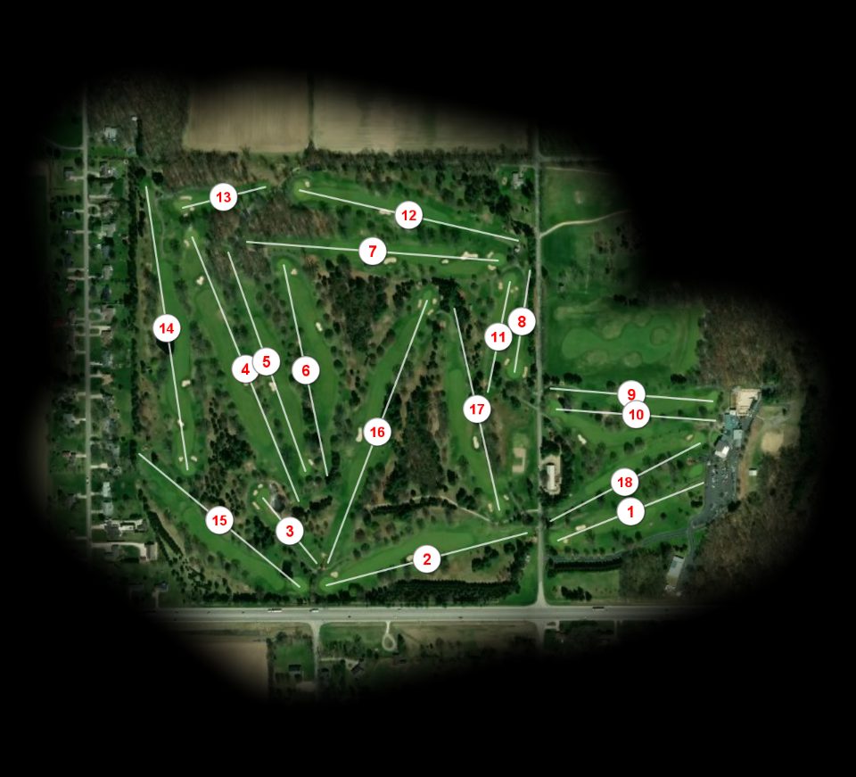 Elcona Country Club course overview