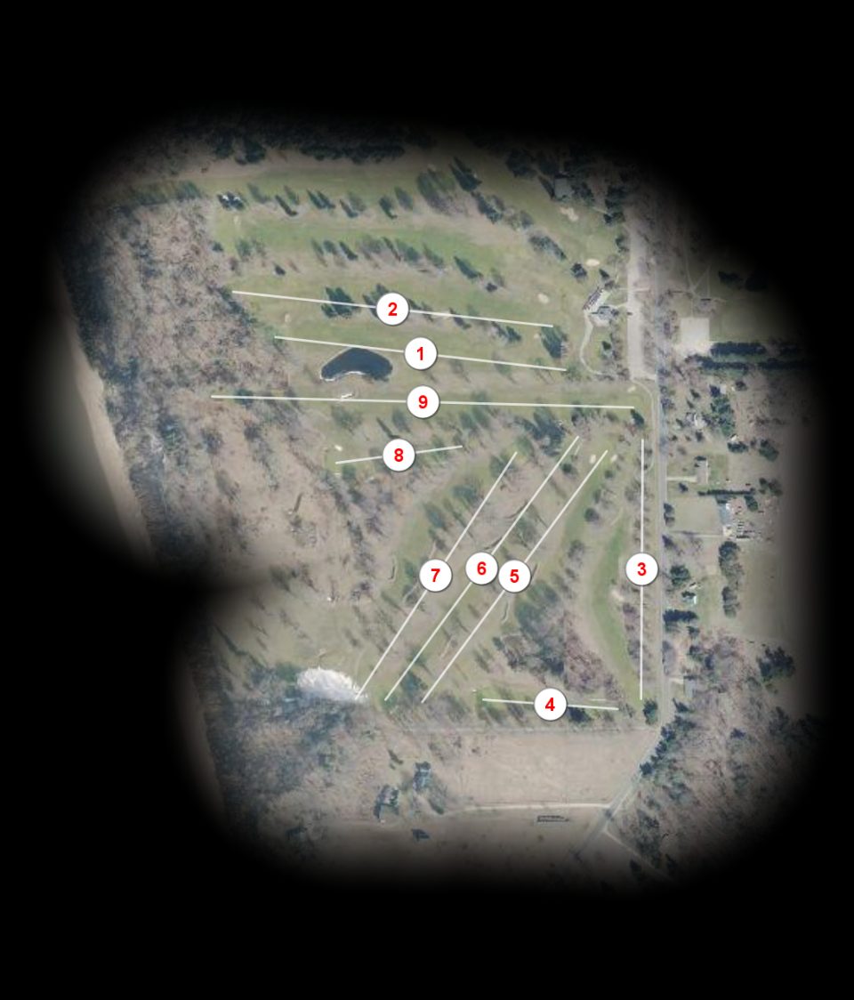 Woods nine at Old Channel Trail Golf Course