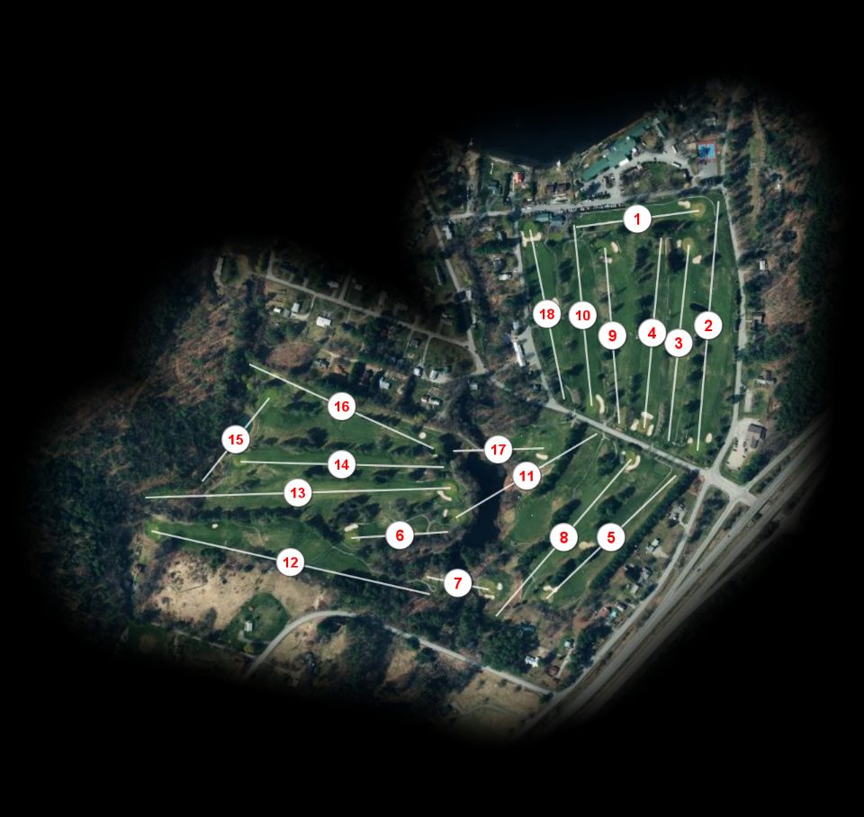 Lake Morey Country Club course overview