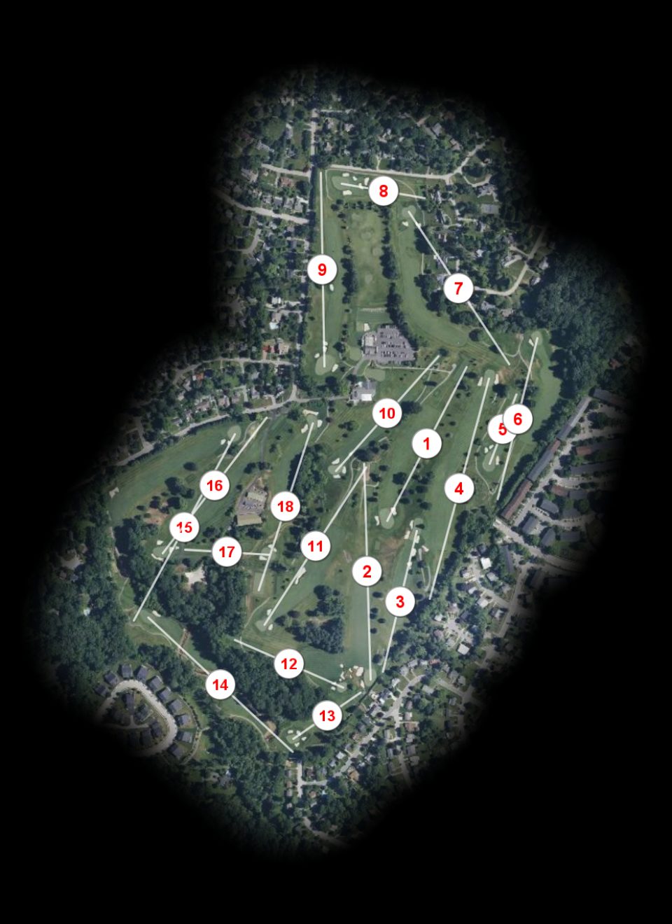 Country Club of Maryland Course of Maryland course overview