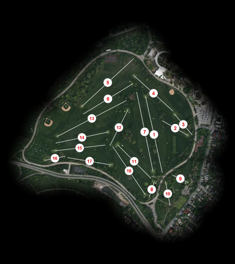 Delaware Park Golf Course course overview