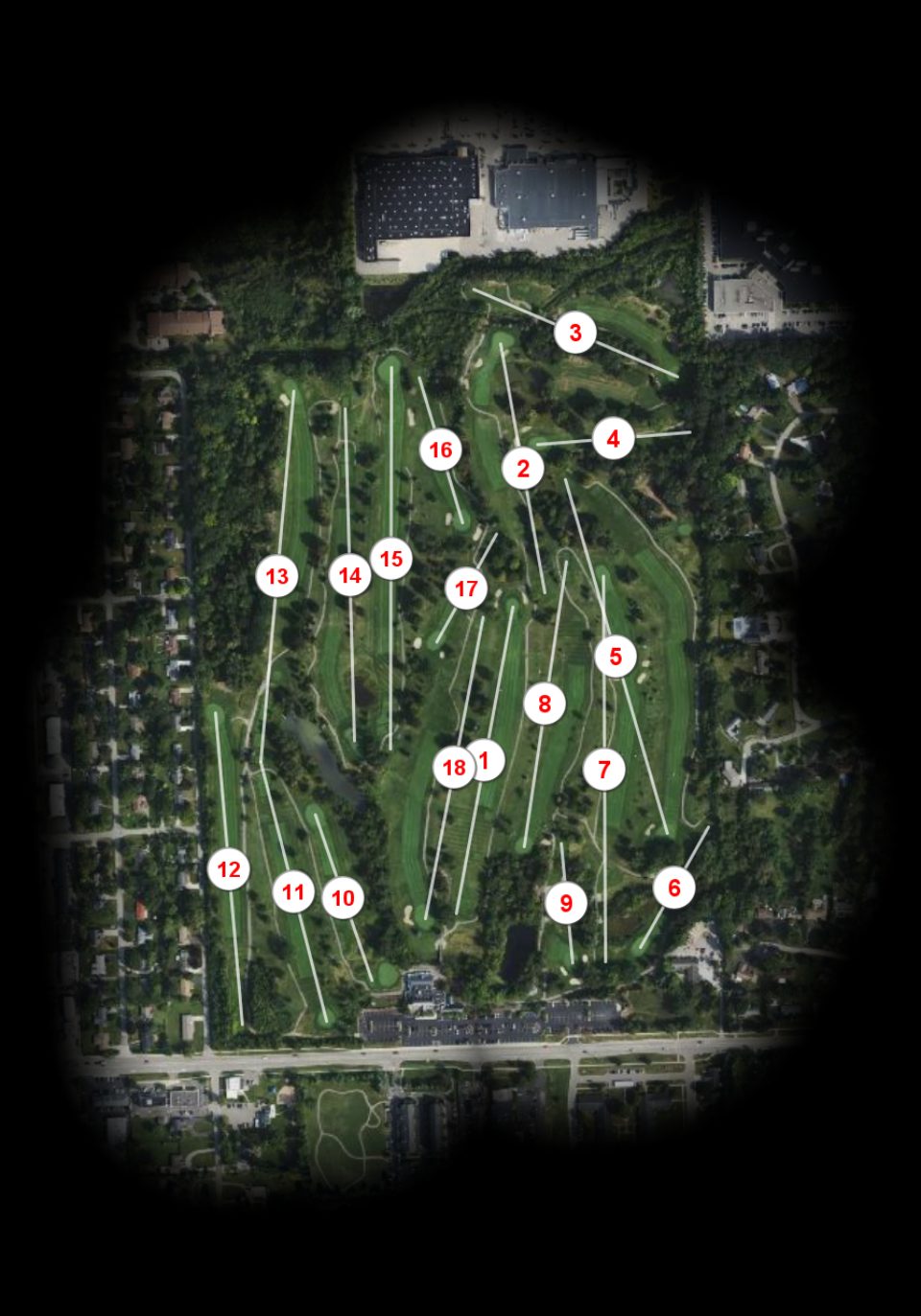 Glen Oaks Golf Course course overview
