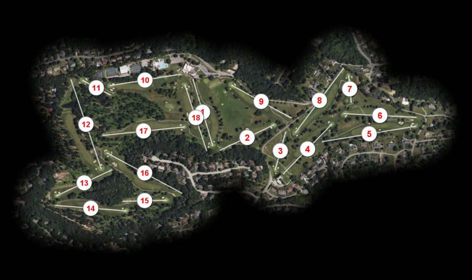 Hidden Valley Country Club course overview