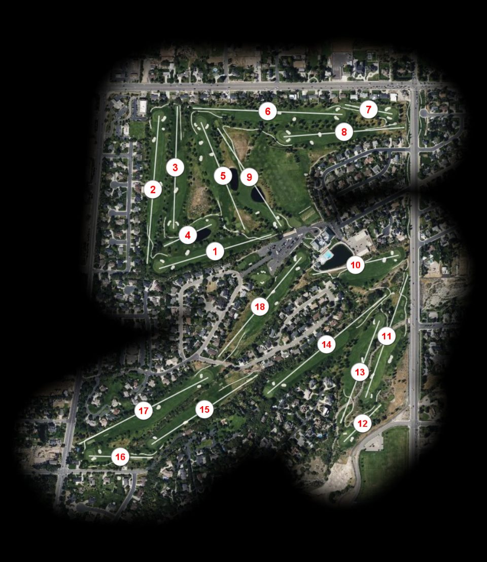 Alpine Country Club Highland course overview