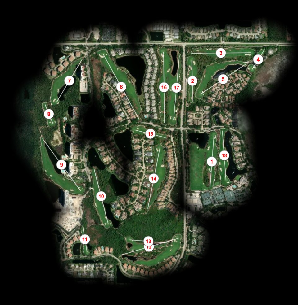 The Colony Golf and Country Club course overview