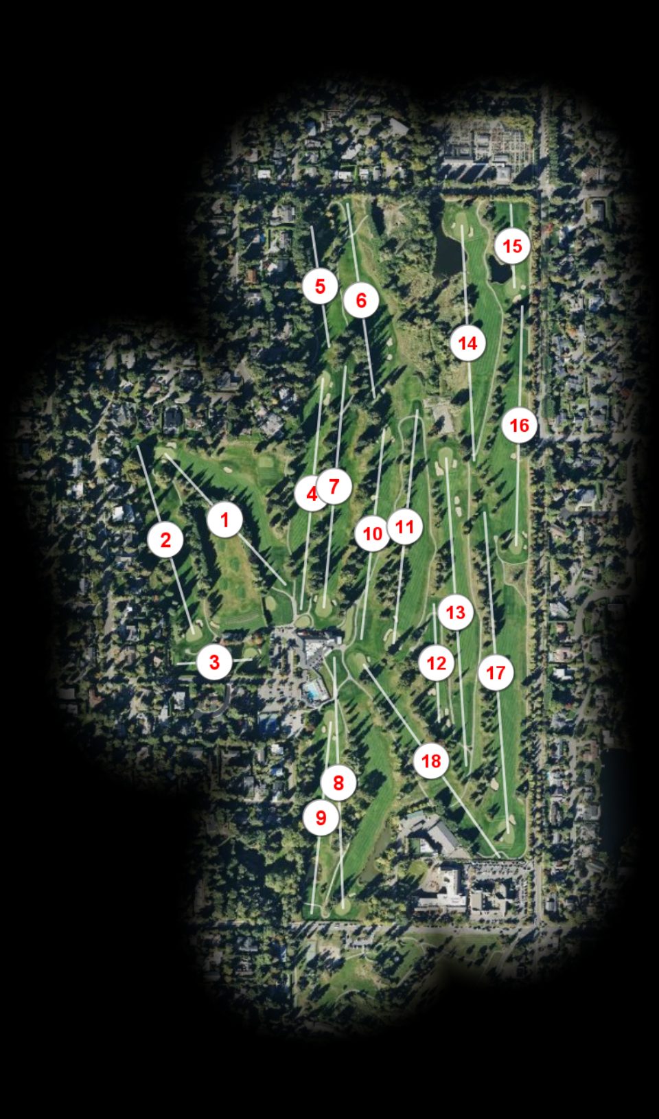 Overlake Golf & Country Club course overview