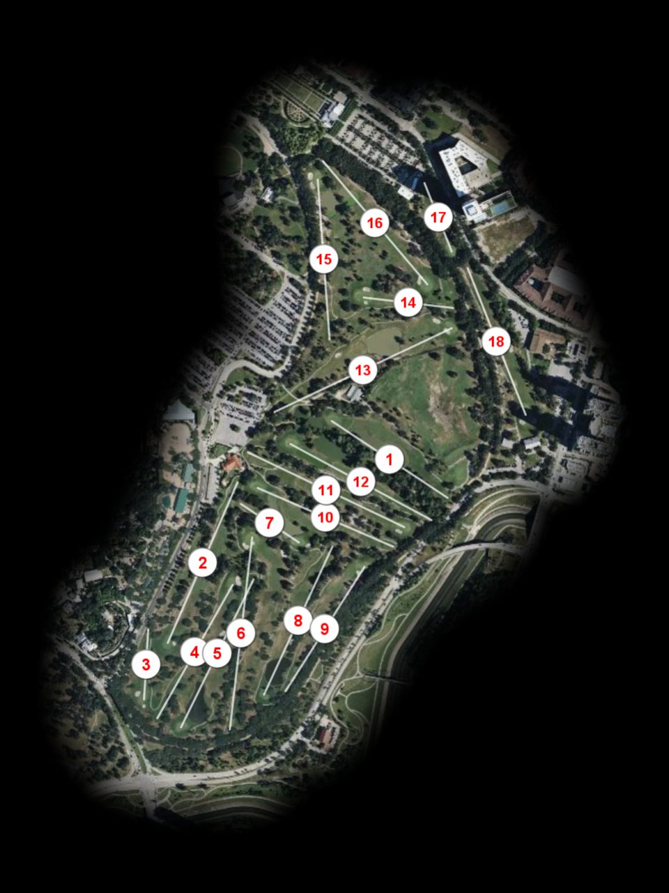 Hermann Park Golf Course course overview