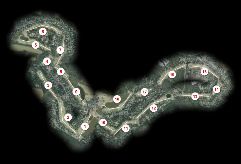 River Run Country Club course overview