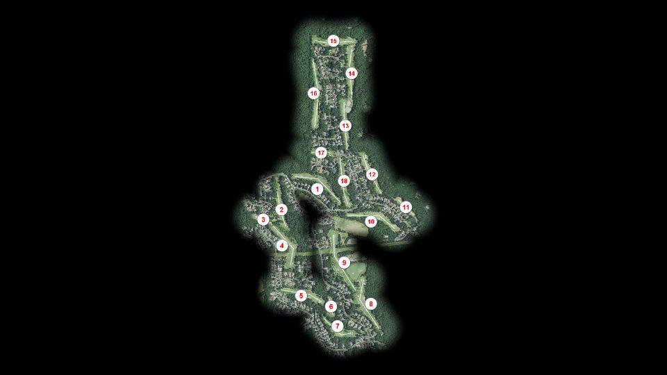 The Preserve at Jordan Lake Golf Club course overview