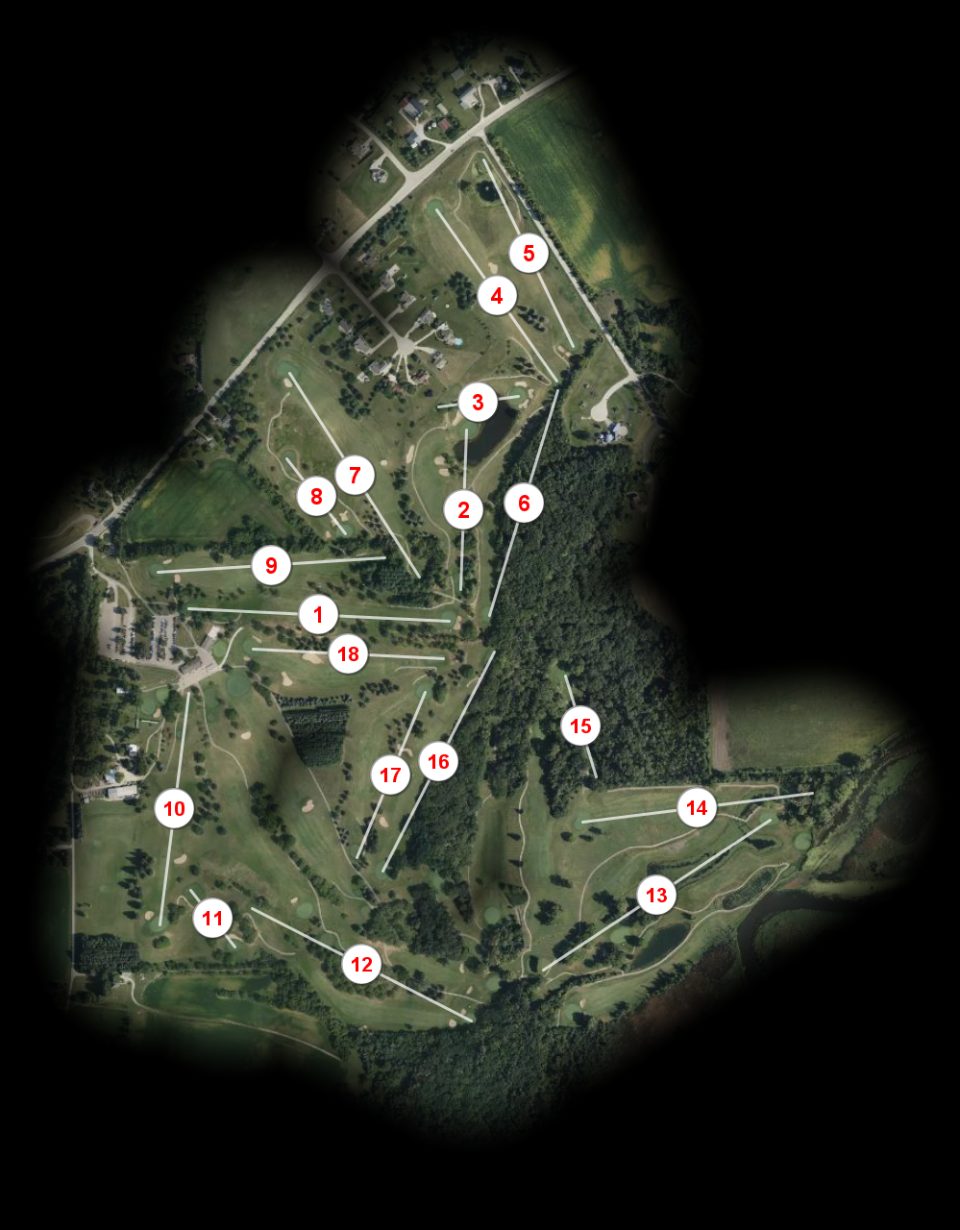 Edgewood Golf Course Pines course overview
