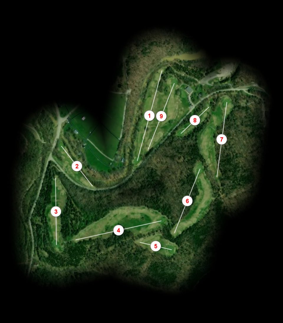 Kincaid Lake State Park Kincaid State Park course overview