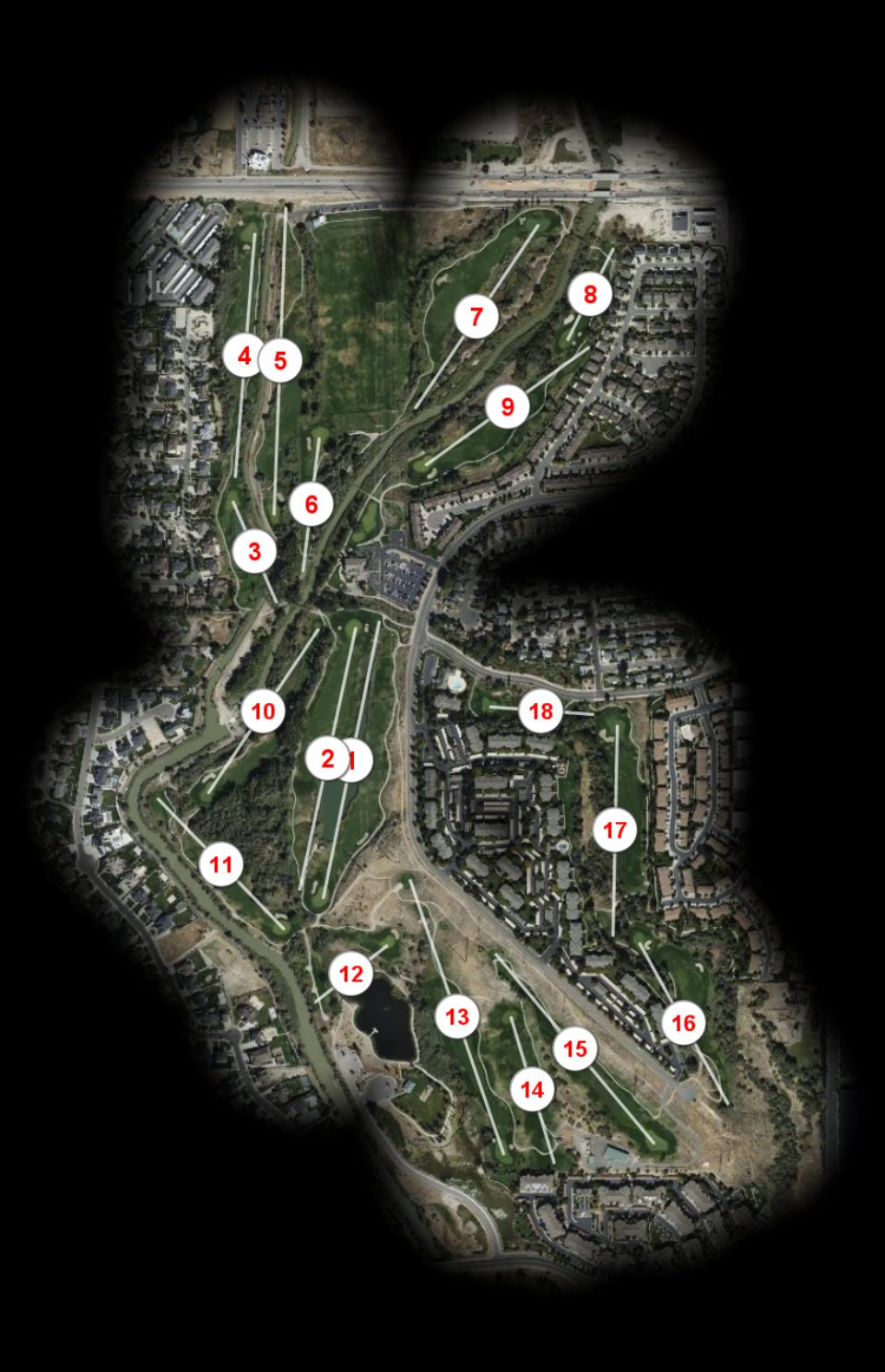 River Oaks Golf Club course overview