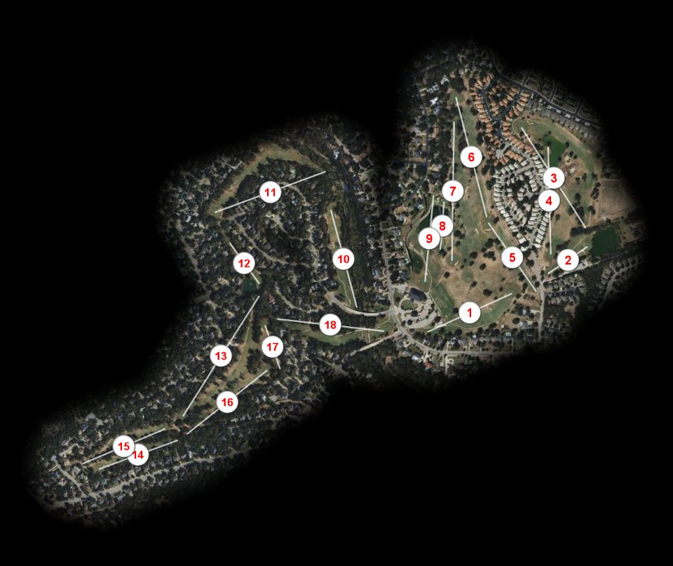 Berry Creek Country Club course overview