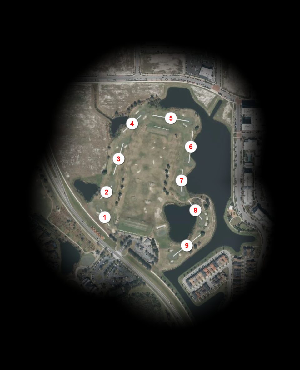 Duran Golf Club Par 3 course overview
