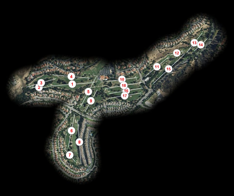 Calabasas Golf & Country Club course overview