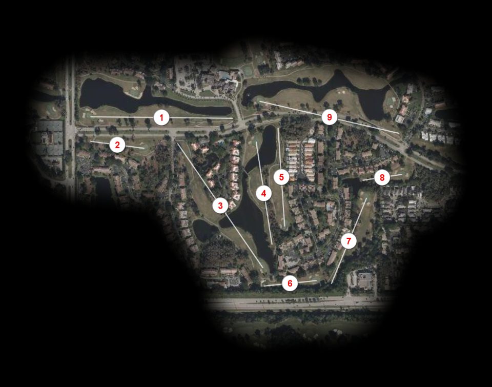 South nine at Boca Lago Golf & Country Club