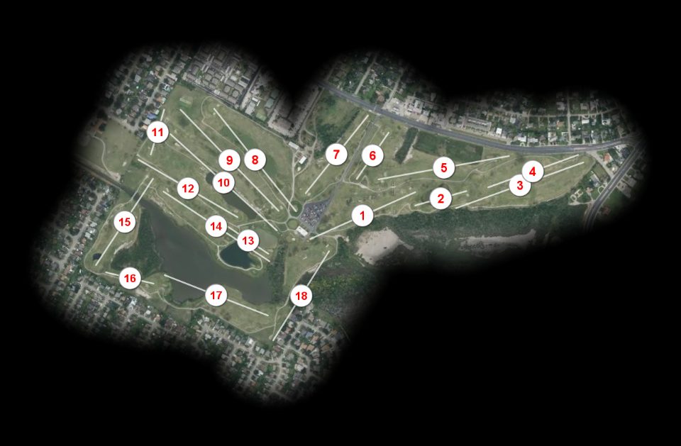 Oso Beach Municipal Golf Club course overview