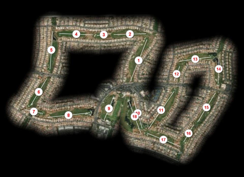 Palm Valley Golf Club Sun City Summerlin course overview